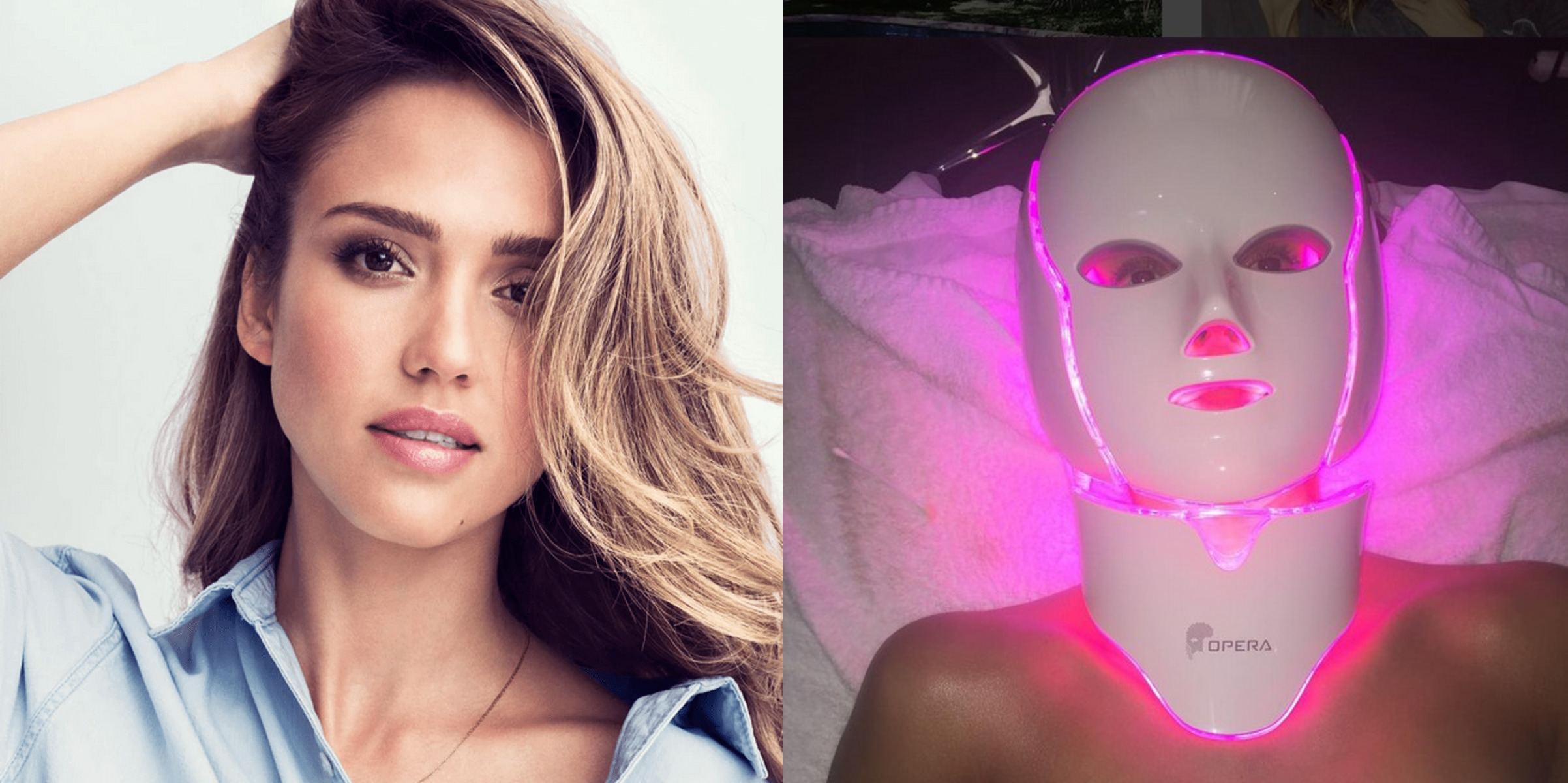 Opera LED Light Therapy Mask (from $1800) — Jessica Alba