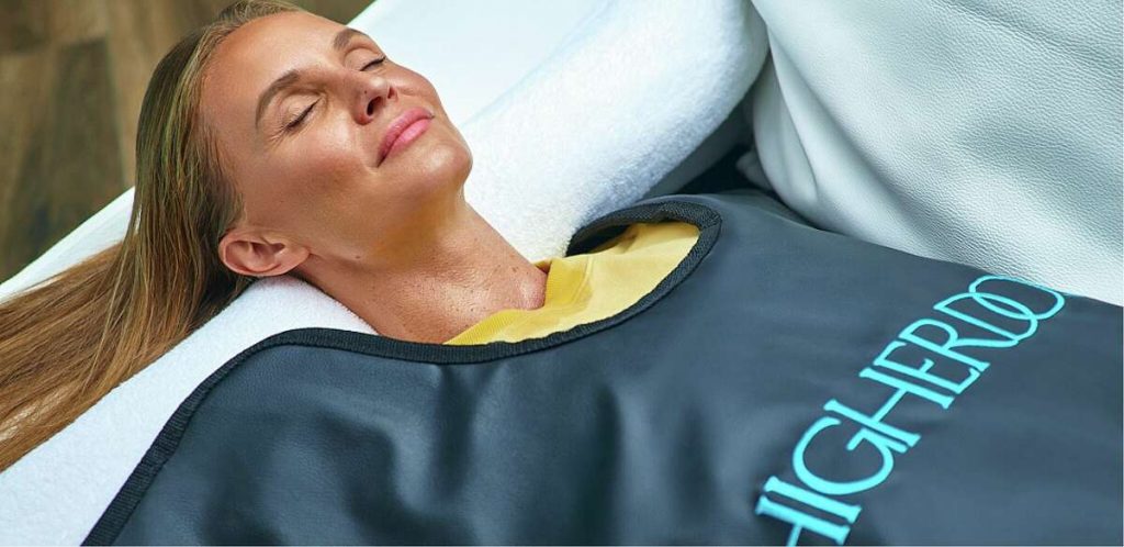 Infrared sauna blanket