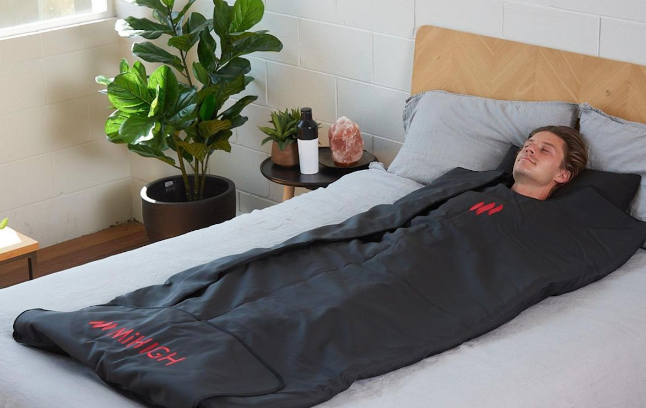 Infrared sauna blanket